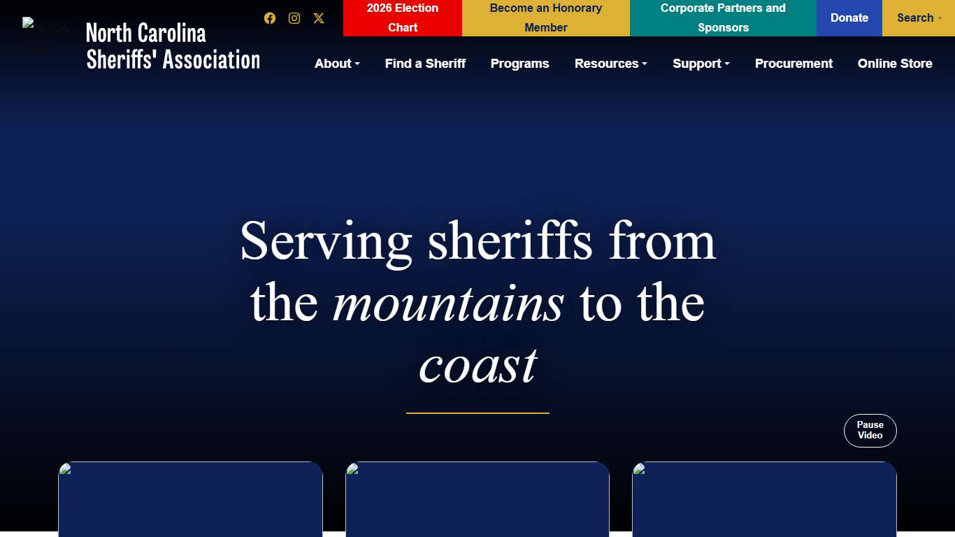 Home North Carolina Sheriffs' Association